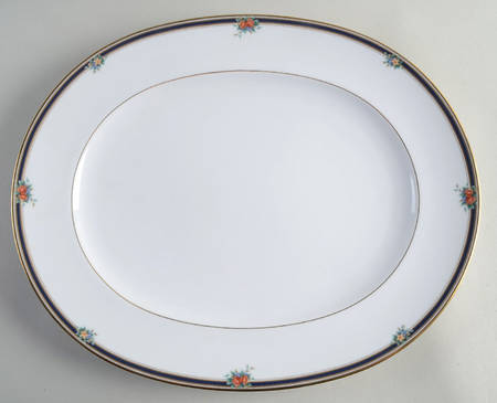 April Poem 15" Oval Serving Platter