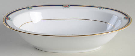 April Poem 10" Oval Vegetable Bowl