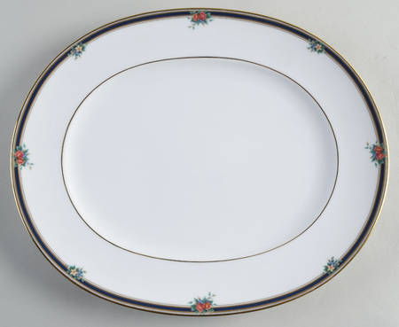 April Poem 13" Oval Serving Platter