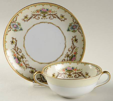Arabella Flat Cream Soup & Saucer Set