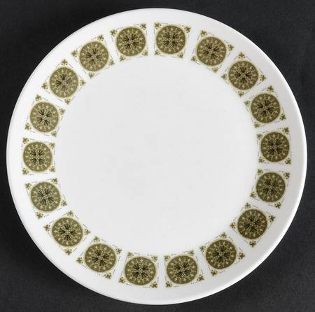 Arabesque Dark Green Bread & Butter Plate