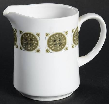 Arabesque Dark Green Creamer