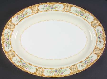 Arabis 16" Oval Serving Platter