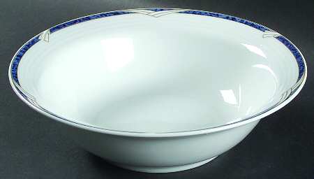 Arctic Blue 9" Round Vegetable Bowl