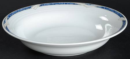 Arctic Blue Coupe Soup Bowl