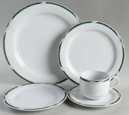 Arctic Green 5 Piece Place Setting