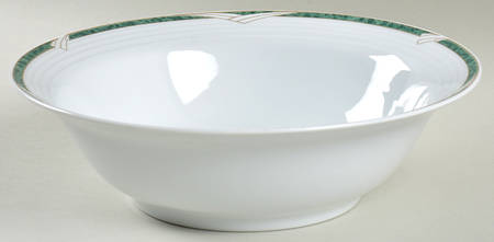 Arctic Green 9" Round Vegetable Bowl
