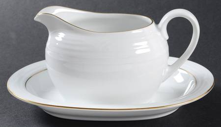 Arctic Gold Gravy Boat & Underplate