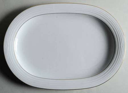 Arctic Gold 14" Oval Serving Platter