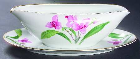 Ardine Gravy Boat with Attached Underplate