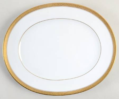 Aristocrat Gold 13" Oval Serving Platter