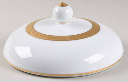 Aristocrat Gold Lid for Round Vegetable
