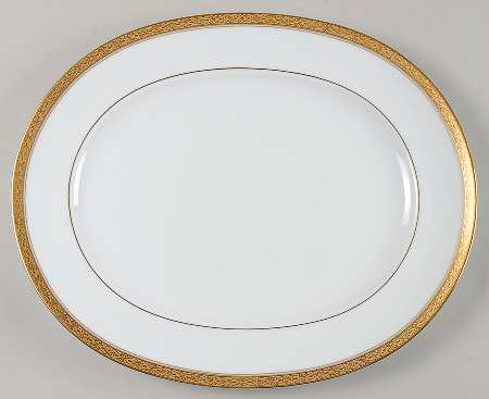 Aristocrat Gold 15" Oval Serving Platter