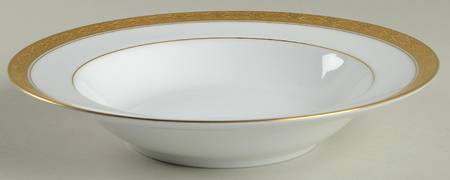 Aristocrat Gold Large Rim Soup Bowl