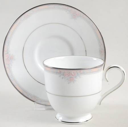 Arlington Heights Footed Cup & Saucer Set