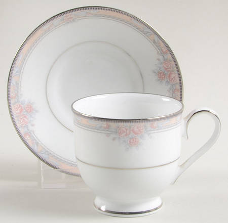 Arlington Heights Footed Demitasse Cup & Saucer Set