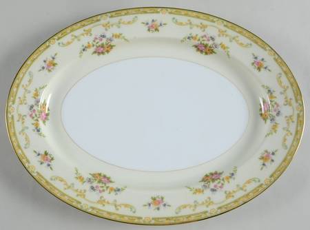 Arlene 13" Oval Serving Platter