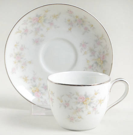 Arlene Flat Demitasse Cup & Saucer Set