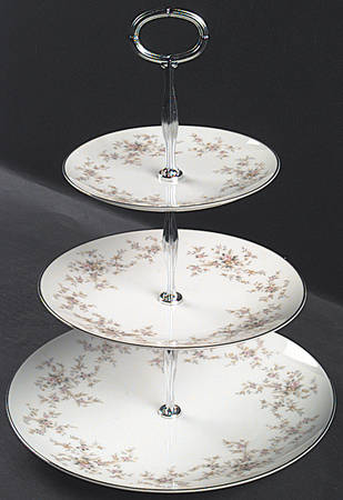 Arlene 13 7/8"-14 1/4" 3-Tiered Serving Tray(DP,SP,BB) HC
