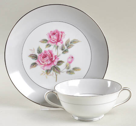 Arlington Flat Cream Soup Bowl & Saucer Set