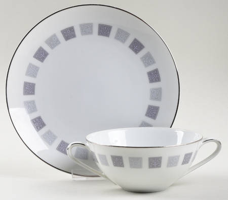 Arroyo Flat Cream Soup Bowl & Saucer Set