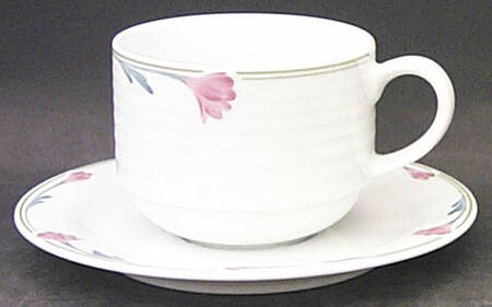 Arctic Spring Flat Cup & Saucer Set