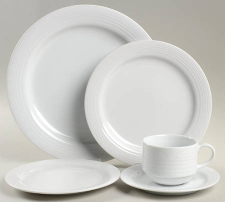 Arctic White 5 Piece Place Setting