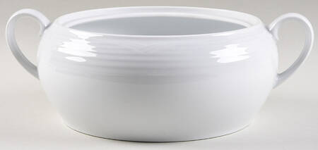 Arctic White Round Vegetable No Lid