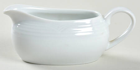 Arctic White Individual Gravy Boat