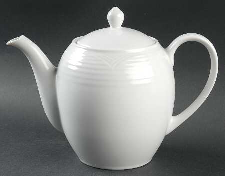 Arctic White Tea/Coffee Pot & Lid