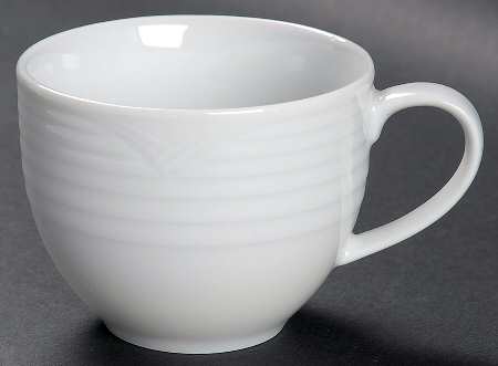 Arctic White Flat Cup