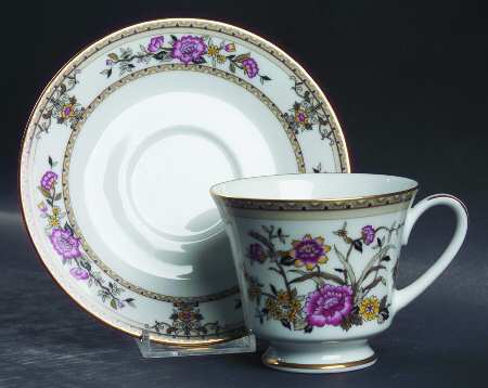 Asian Dream Footed Cup & Saucer Set