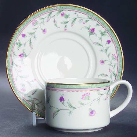 Ashville Flat Cup & Saucer Set
