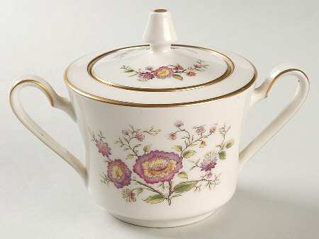 Asian Song Sugar Bowl & Lid