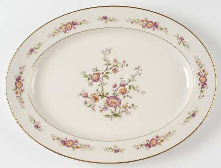 Asian Song 16" Oval Serving Platter