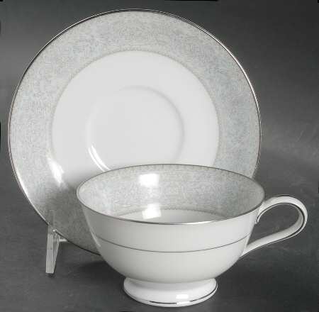 Astor Footed Cup & Saucer Set