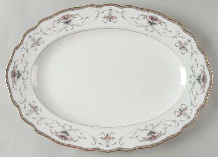 Astorbrook 16" Oval Serving Platter by Noritake