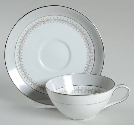 Atwood Flat Cup & Saucer Set