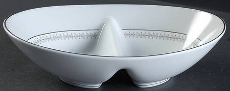 Atwood 10" Oval Divided Vegetable Bowl