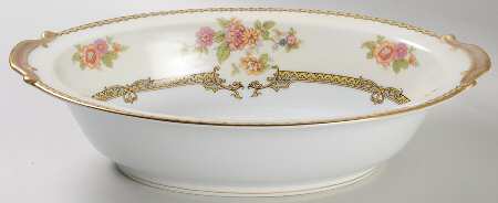 Aubery 10" Oval Vegetable Bowl