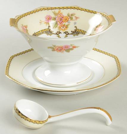Aubery Mayonnaise & Ladle w/Underplate
