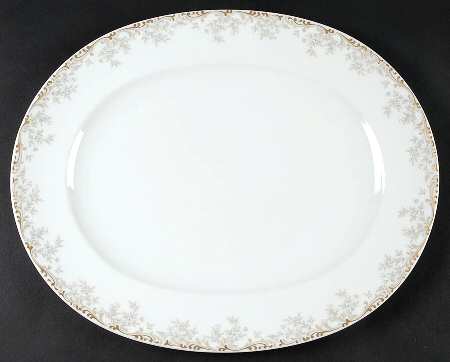 Aubusson 15" Oval Serving Platter