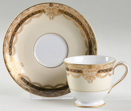 Augustan Footed Demitasse Cup & Saucer Set