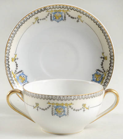 Austin Flat Bouillon Cup & Saucer