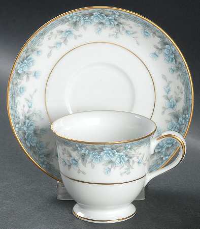 Avalon Footed Demitasse Cup & Saucer Set