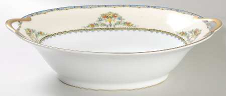 Avril 10" Oval Vegetable Bowl
