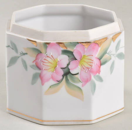 Azalea Covered Candy Jar No Lid