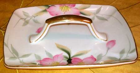Azalea Rectangular Tray with Center Handle