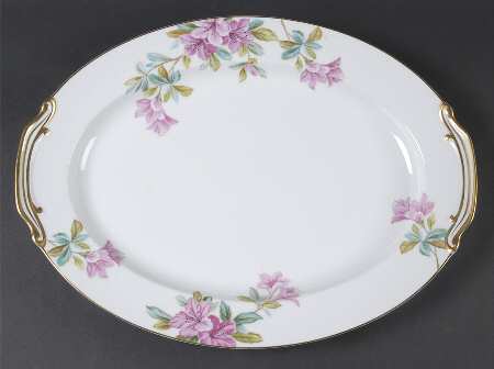 Azalea 16" Oval Serving Platter