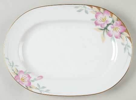 Azalea 12" Oval Serving Platter